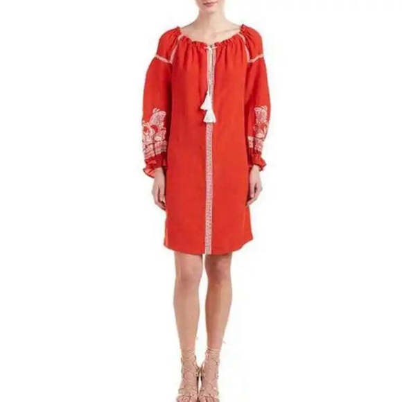 Maje Ramette Linen Dress - Picture 5 of 8